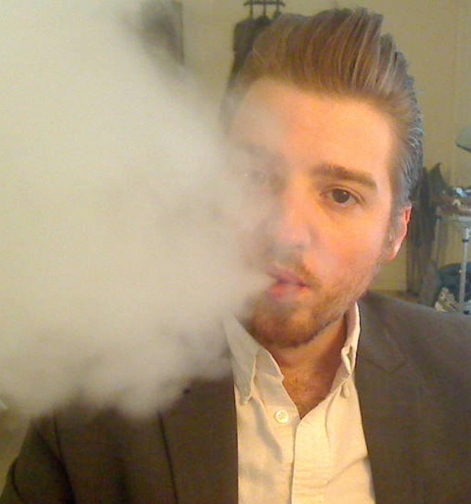 Blowing clouds in my apartment.